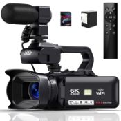 RRP £270.17 Delmodes Video Camera Vlogging Camera