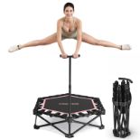 RRP £122.50 HXD-ERGO 42" Foldable Mini Rebounder Trampoline