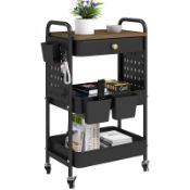 RRP £50.22 danpinera 3 Tier Rolling Cart