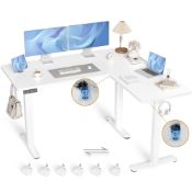 RRP £197.51 Claiks L Shaped Standing Desk