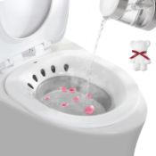 RRP £23.36 DEANIC Foldable Sitz Bath for Toilet Hemorrhoids Treatment and Post Partum Care