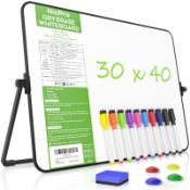 RRP £19.77 Nicpro Dry Erase Whiteboard A3 with Stand