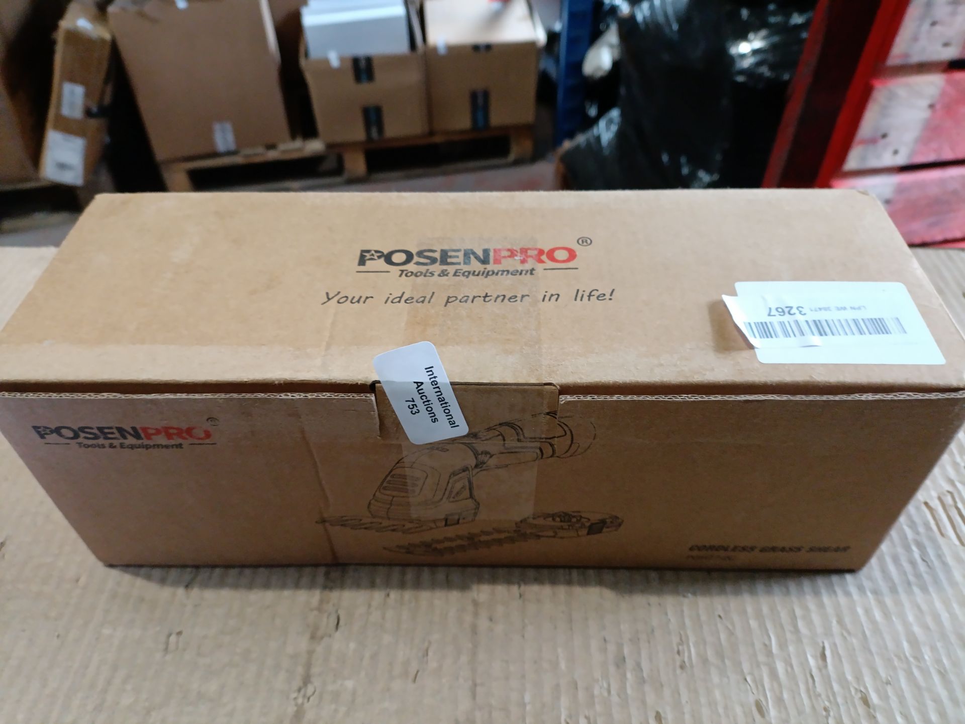 RRP £27.68 POSENPRO Cordless Hedge Trimmer 7.2V - Image 2 of 2