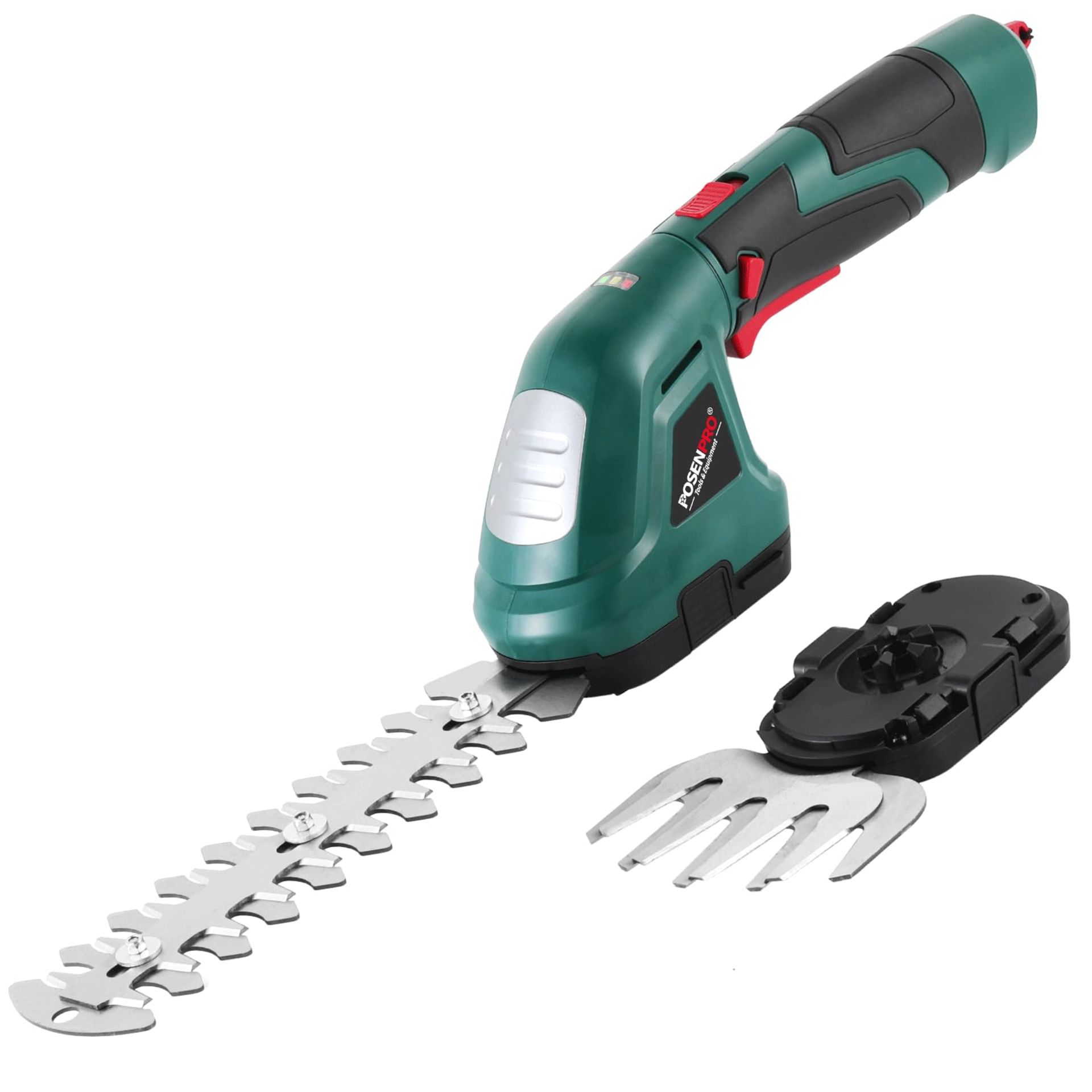 RRP £27.68 POSENPRO Cordless Hedge Trimmer 7.2V