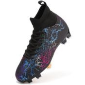 RRP £32.33 PiDaGlobal Boys Football Boots Kids Girls Firm Ground