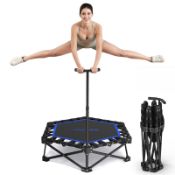 RRP £122.50 HXD-ERGO 42" Foldable Mini Rebounder Trampoline