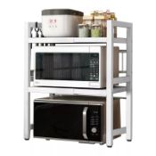 RRP £30.61 Multibao Expandable Microwave Rack Shelf