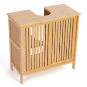 RRP £57.79 MY FAT GORILLA Bamboo Vanity Unit Bamboo Bathroom