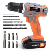 RRP £31.63 Terratek Cordless Drill Driver