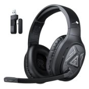RRP £26.93 EKSA E5BT 2.4GHz Wireless Gaming Headset for PC PS4 PS5