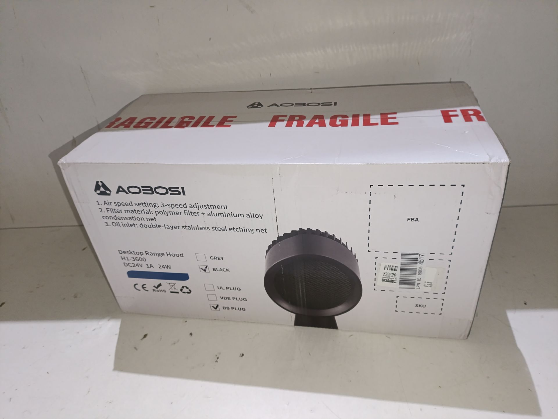 RRP £97.99 AAOBOSI Desktop Cooker Hood - Image 2 of 2