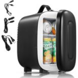 RRP £42.87 Mini Fridge 5 Liter/6 Cans