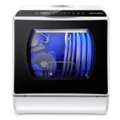 RRP £295.76 AIRMSEN Mini Table Top Dishwasher