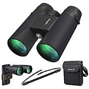 RRP £36.84 Kylietech High Power 12x42 Binoculars for Adults with BAK4 Prism