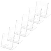 RRP £23.81 Kurtzy A6 Clear Plastic Sign Holder (6 Pack)