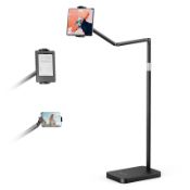 RRP £36.74 POLESTO Tablet Floor Stand with 10.6 LB Heavy Metal Base