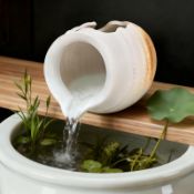 RRP £22.04 M METERXITY Ceramic Garden Fountain Spitter