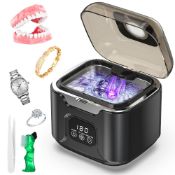RRP £40.41 Triler Ultrasonic Retainer Cleaner Portable 48kHz Ultrasonic