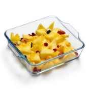 RRP £15.42 NUTRIUPS Square Glass Baking Dish 15.5cm Mini Oven