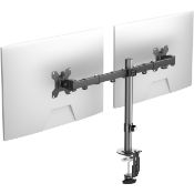 RRP £20.82 Pholiten 10kg Dual Monitor Arm Desk Mount | Heavy-Duty