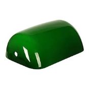 RRP £24.49 Newrays Replacement Green Glass Bankers Lamp Shade Cover for Desk Lamp