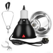 RRP £20.82 HOTUT Tortoise Heat Lamp with Clamp