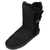 RRP £115.13 Overstock-SNUGRUGS Womens Genuine Double Faced Sheepskin