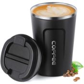 RRP £6.81 Smilatte 13oz (380ml) Vacuum Insulated Travel Mug