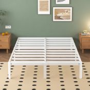 RRP £83.89 Lutown-Teen 6ft Super King Bed Frame 30.5 cm High with Rounded Corner Legs