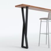 RRP £98.95 Homtone 2PCS Heavy-Duty Breakfast Bar Legs