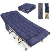 RRP £67.36 REDCAMP Folding Camping Beds for adults
