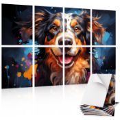 RRP £29.39 Overstock-TONOR 8 Pack Art Acoustic Panel