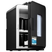 RRP £72.87 Mini Fridge for Bedrooms 15 Liter/21 Cans