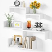 RRP £24.49 SRIWATANA Floating Shelves for Wall Set of 5