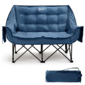 RRP £85.73 Portal Double Camping Chair Padded Folding Camping
