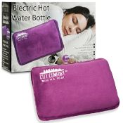 RRP £19.58 Rechargeable Electric Hot Water Bottle Heat Pad 6 Hour
