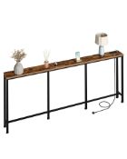 RRP £39.78 CHOEZON 200 cm Narrow Console Table with Power Outlet