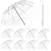 RRP £85.73 Aodaer 24 Pack 37.4 Inch Clear Umbrellas for Wedding