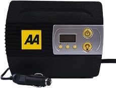 AA 12V Digital Tyre Inflator AA5502 – For Cars Other Vehicles Inflatables Bicycles - Shows PSI BAR K