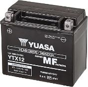 Yuasa YTX12 12V 180 CCA Maintenance Free VRLA AGM Motorbike Battery RRP £39.08