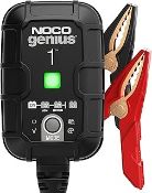 NOCO GENIUS1: 1A 6V/12V Smart Battery Charger – Automatic Maintainer, Trickle Charger & Desulfator w