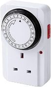 Status IONOS 24 Hour Plug-in Timer Switch, Mechanical Option B, White RRP £4.95