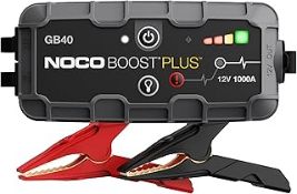 NOCO Boost GB40: 1000A UltraSafe Jump Starter Power Pack – 12V Car Battery Booster, Portable Power B