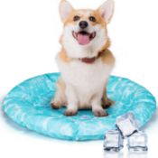 RRP £44.09 Nobleza Dog Cooling Mat Self Cooling Bed with Safe Gel