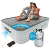 RRP £84.57 NEVER DEFLATE Luxury Air Bed Double with Built In Pump 135 x 190 x 46cm