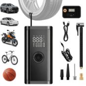 RRP £19.58 Cordless & Corded Dual Power Tyre Inflator