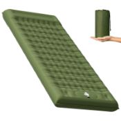 RRP £22.55 Camping Bed Sleeping Roll Mat Mattress Pad Single Air