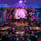 RRP £26.45 HaoTuo magic ball LED lighting 6-colors crystal light