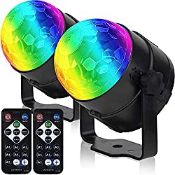 RRP £10.85 Pack of 2 Disco Lights