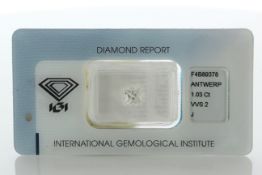 Loose IGI Princess Cut Diamond 1.03 Carats